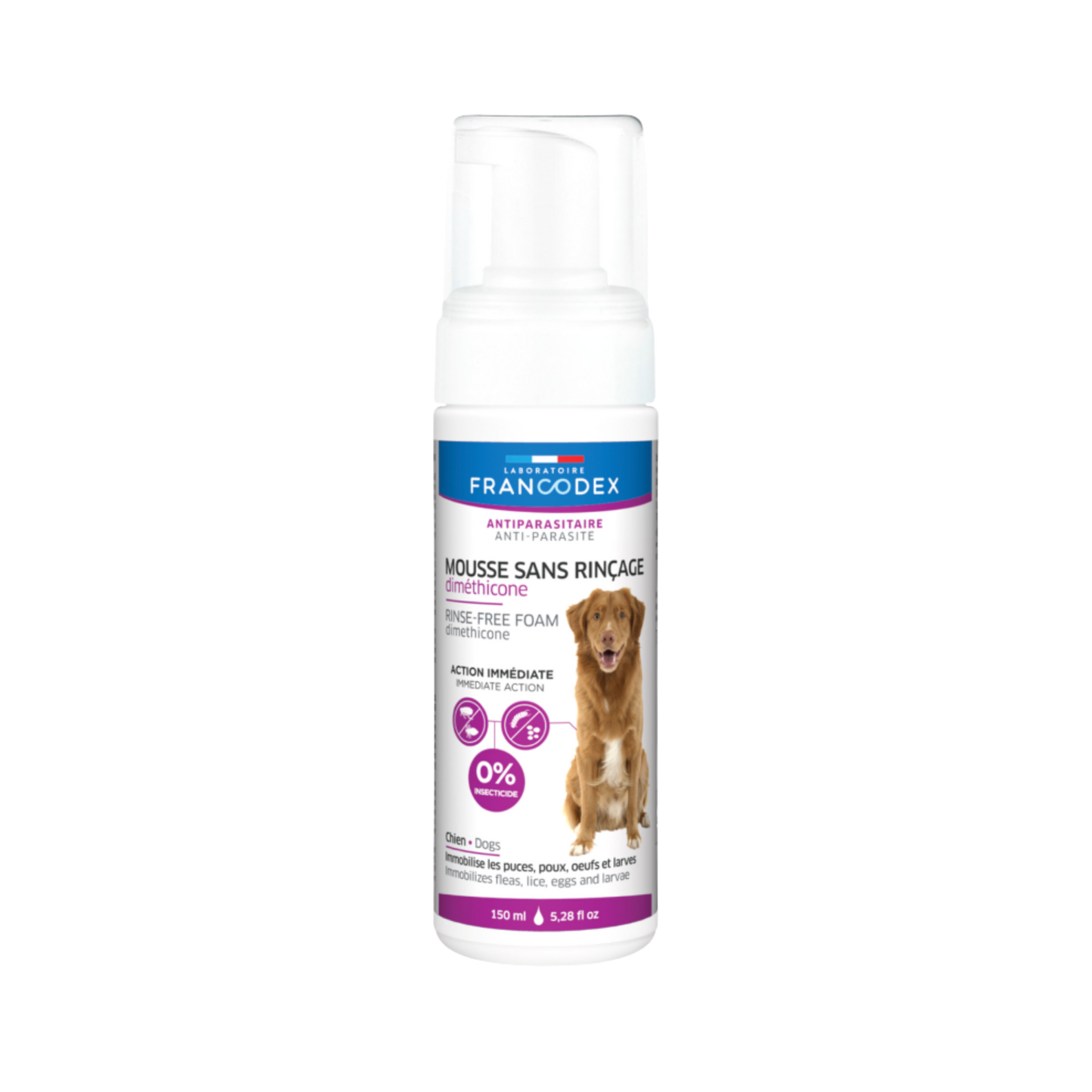 Mousse sans rinçage francodex - 150ML