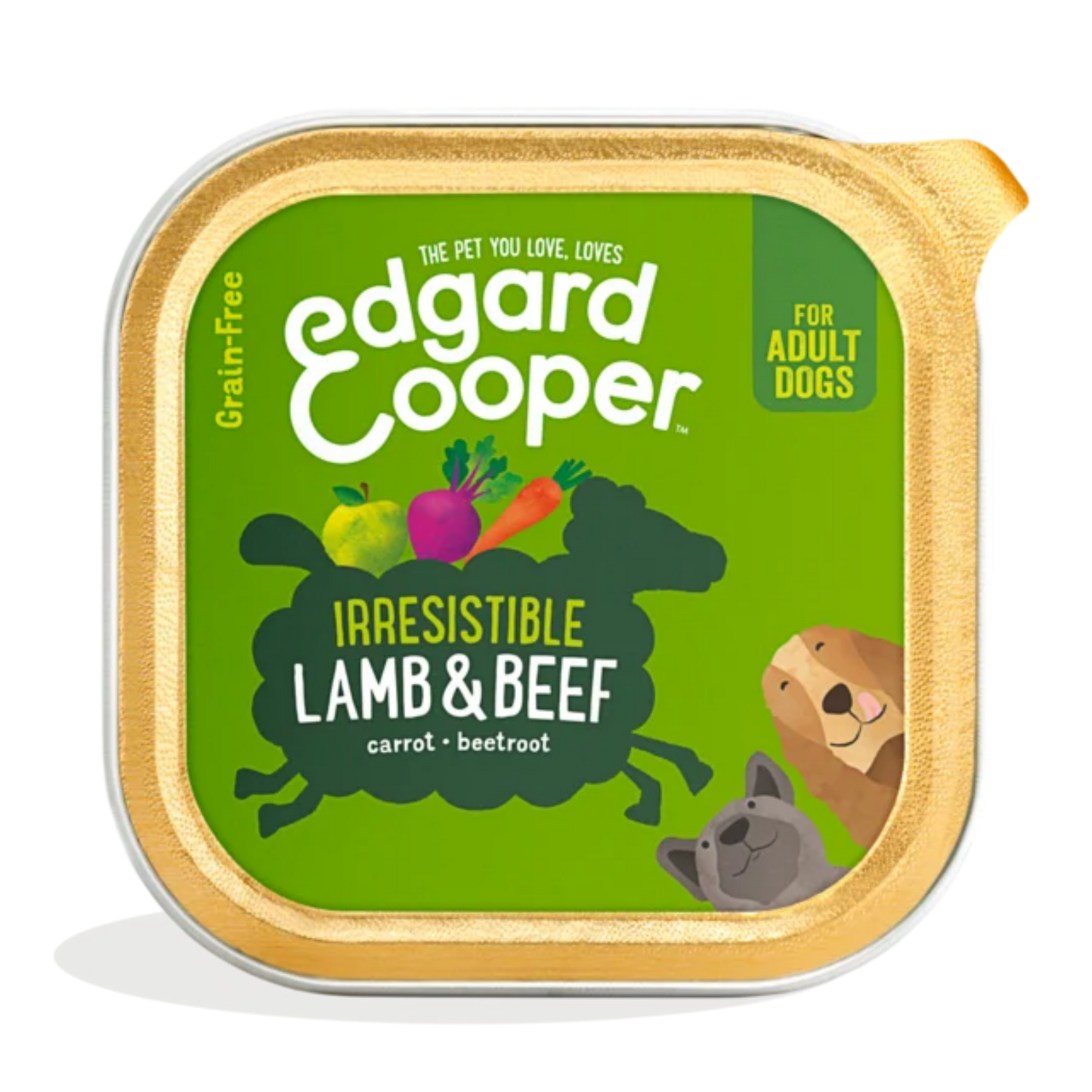 Edgard & Cooper barquette agneau et boeuf