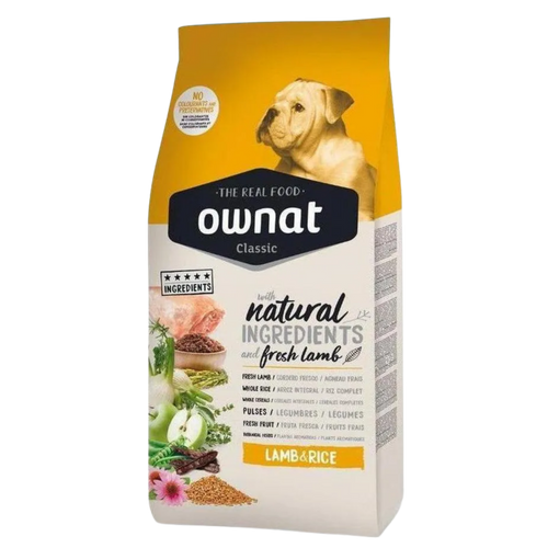 Ownat classique agneau riz 12KG