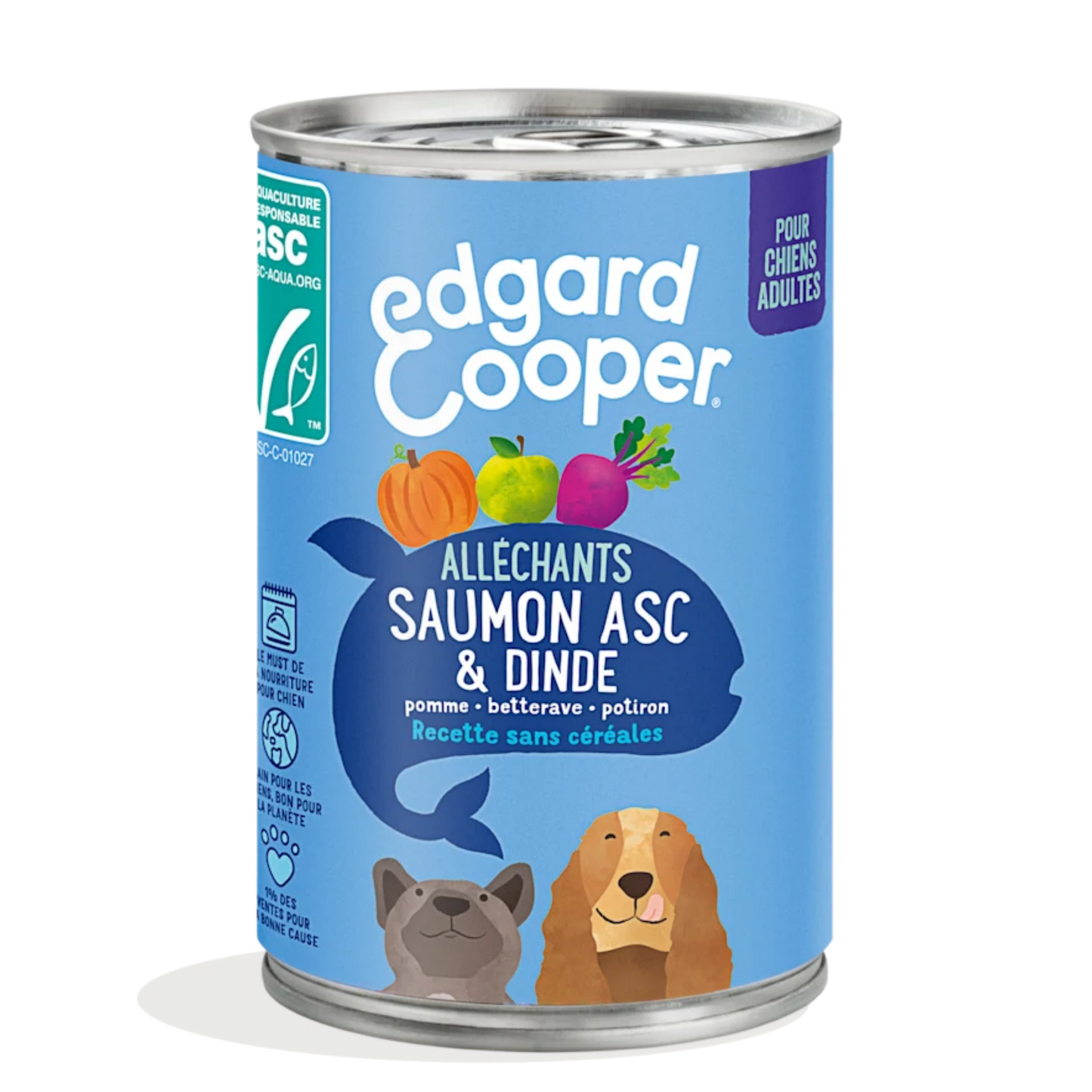 Edgard & Cooper Saumon et dinde - 400G