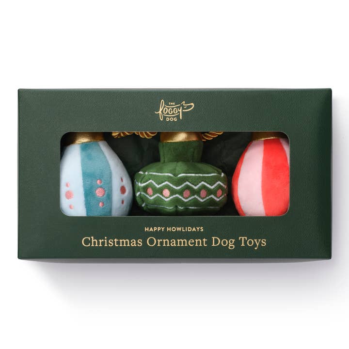 Coffret Ornements de Noël — 3 jouets · The Foggy Dog — Précommande Noël
