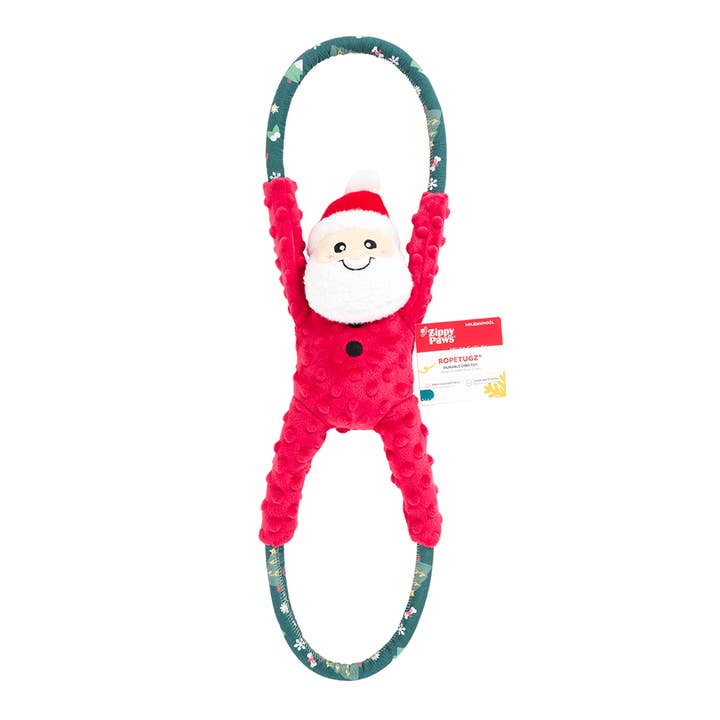 RopeTugz® des Fêtes - Père Noël · ZippyPaws — Précommande Noël