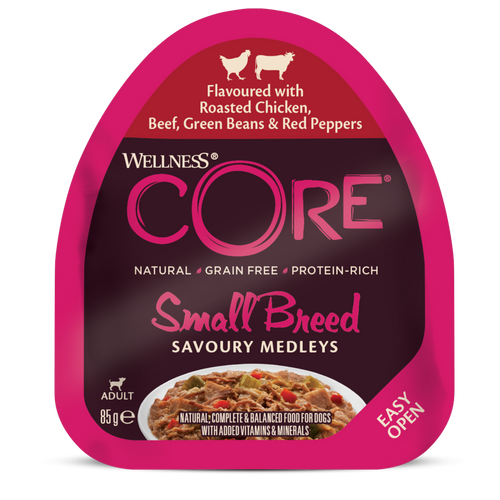WellnessCore boeuf poivrons 85G