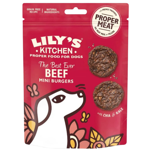 Lily's kitchen burger boeuf
