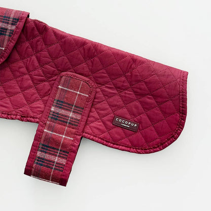 Manteau matelassé Mulberry Plaid · Cocopup London — Précommande Noël