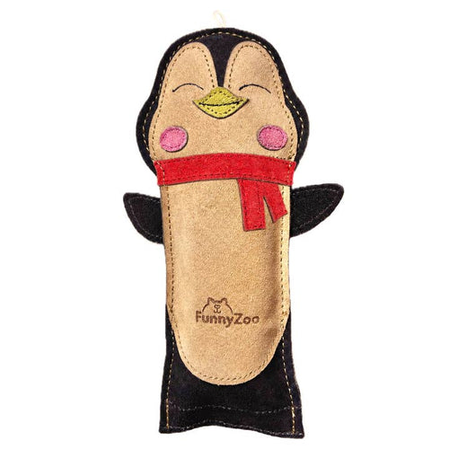 Pingouin de Noël — jouet à bouteille · Funny Zoo — Précommande Noël