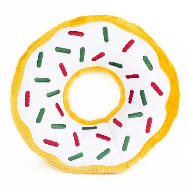 Jumbo Donutz - Peppermint - Large Dog Toy · ZippyPaws — Précommande Noël