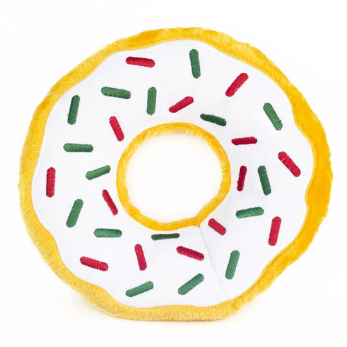 Jumbo Donutz - Peppermint - Large Dog Toy · ZippyPaws — Précommande Noël