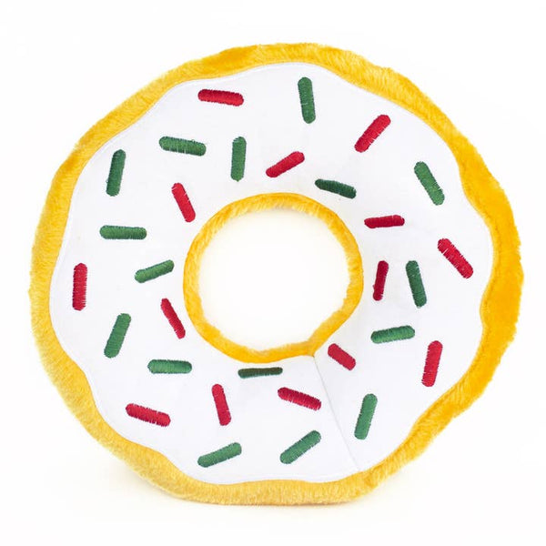 Jumbo Donutz - Peppermint - Large Dog Toy · ZippyPaws — Précommande Noël