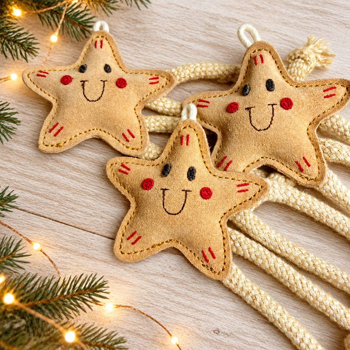Petite étoile de Noël — jouet en daim · Funny Zoo — Précommande Noël