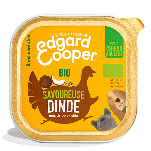 Edgard & Cooper barquette dinde bio