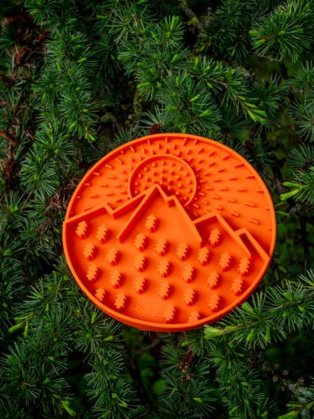 Tapis de léchage Aventure pour chien & chat – Orange