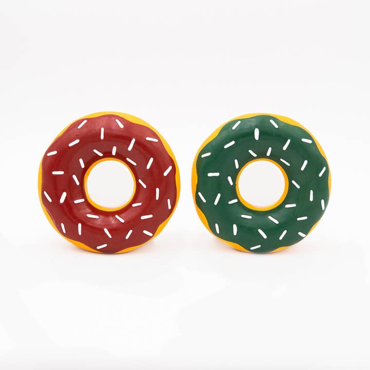 Holiday Latex Donutz (2-pack) · ZippyPaws — Précommande Noël