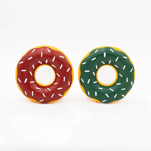 Holiday Latex Donutz (2-pack) · ZippyPaws — Précommande Noël