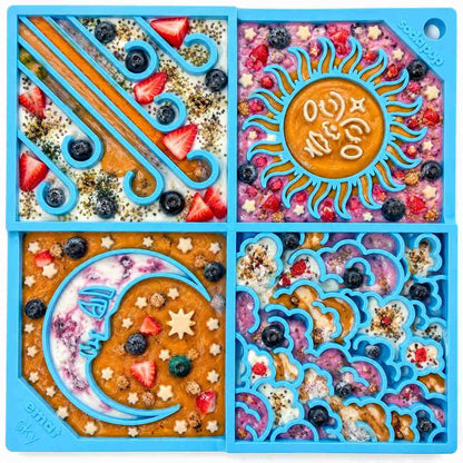 Sky eMat — tapis à lécher bleu ciel · SodaPup — Précommande Noël