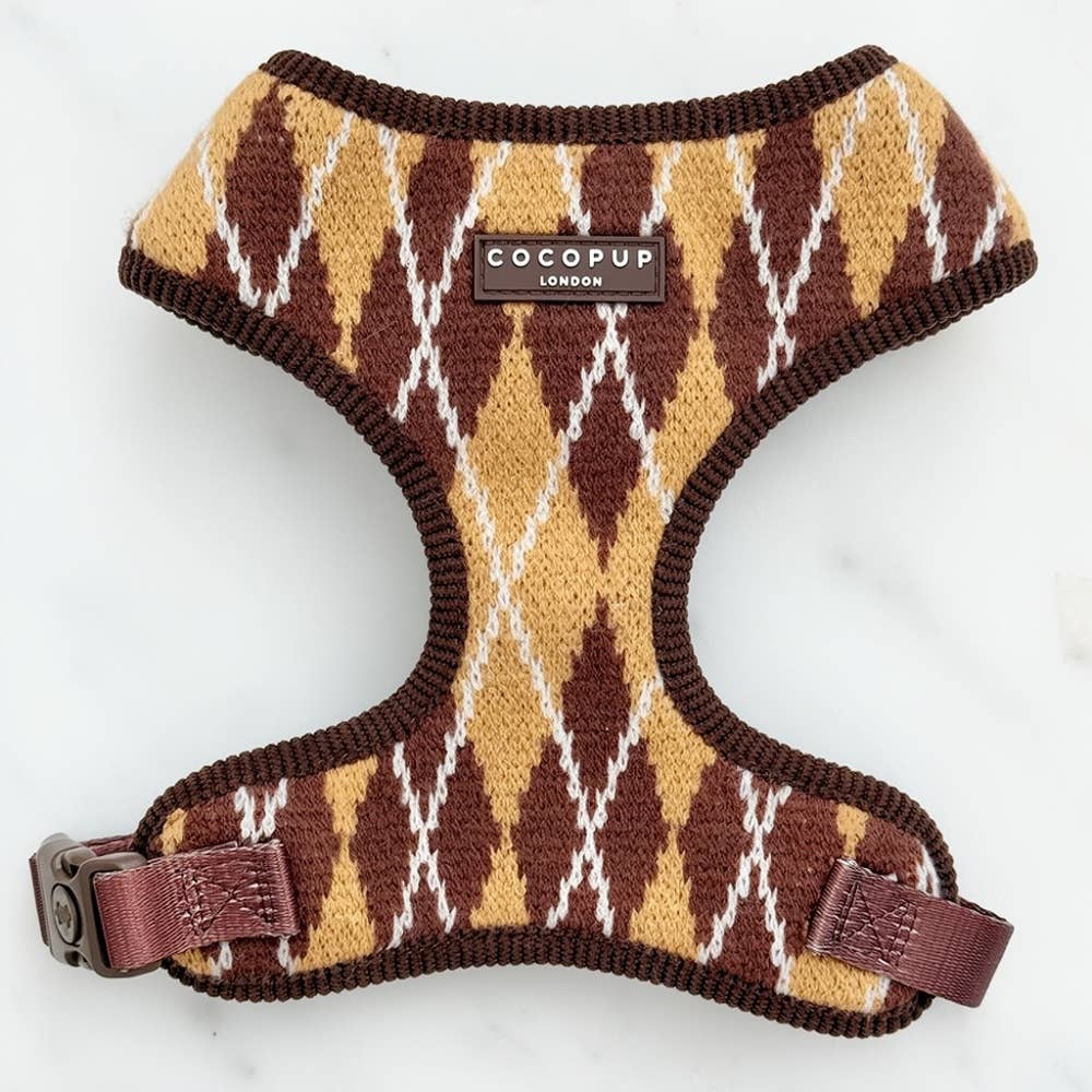 Harnais Cambridge Knit · Cocopup London — Précommande Noël