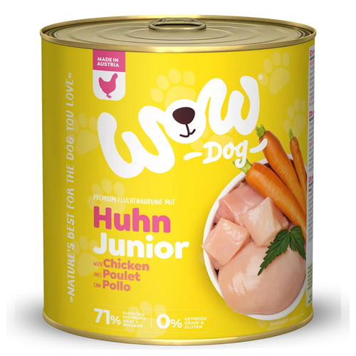 WOW single protein poulet Junior - 800G
