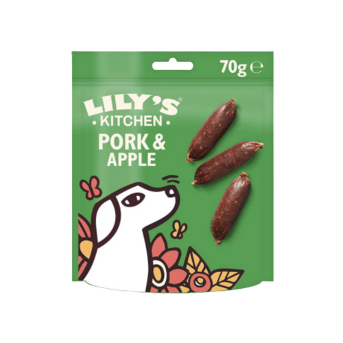 Lily's kitchen saucisse porc pomme