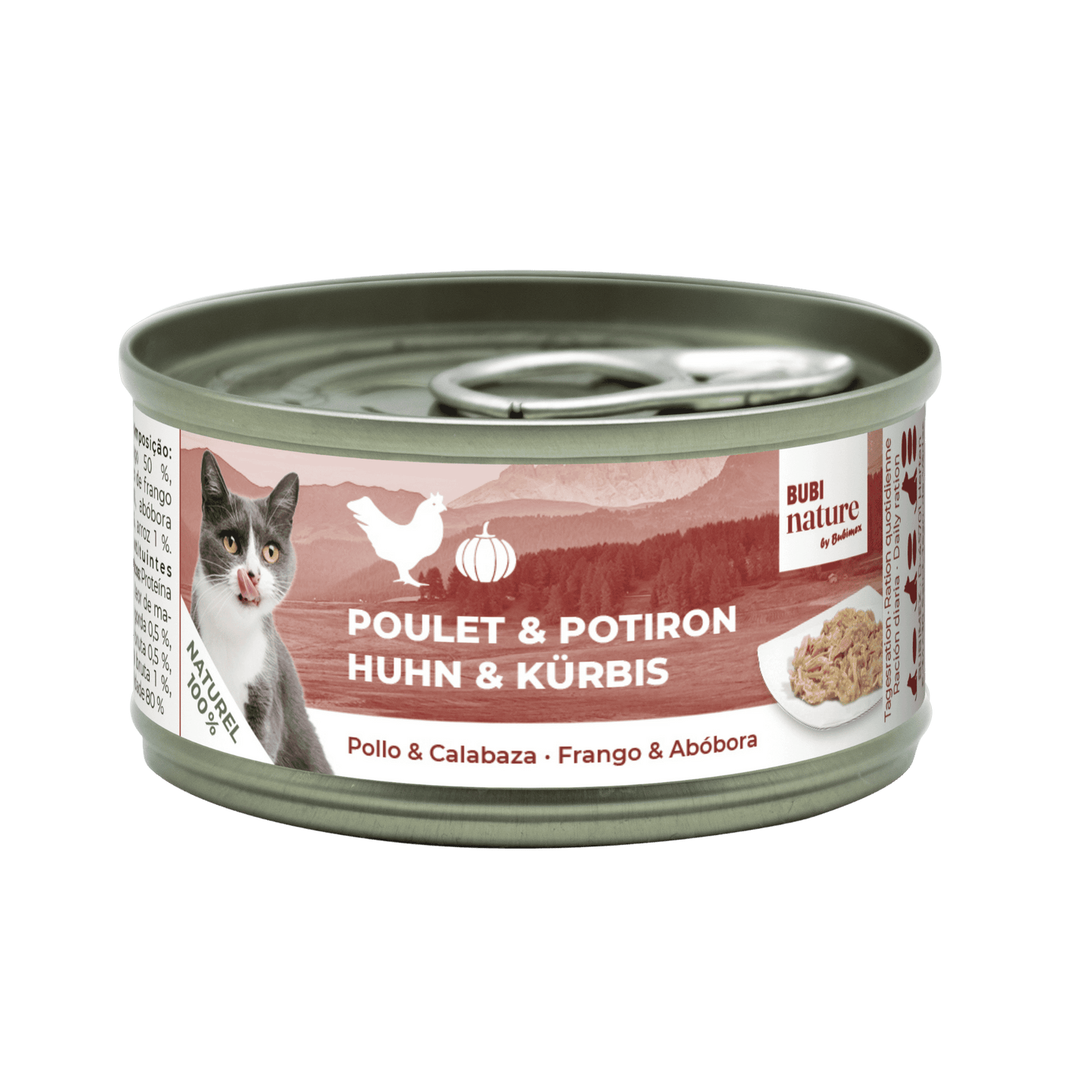 Bubi nature poulet potiron - 70G
