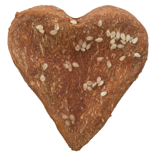 Coeur à mâcher au poulet sésame