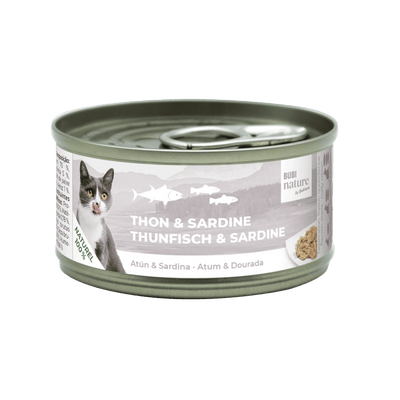 Bubi nature thon sardine -70G