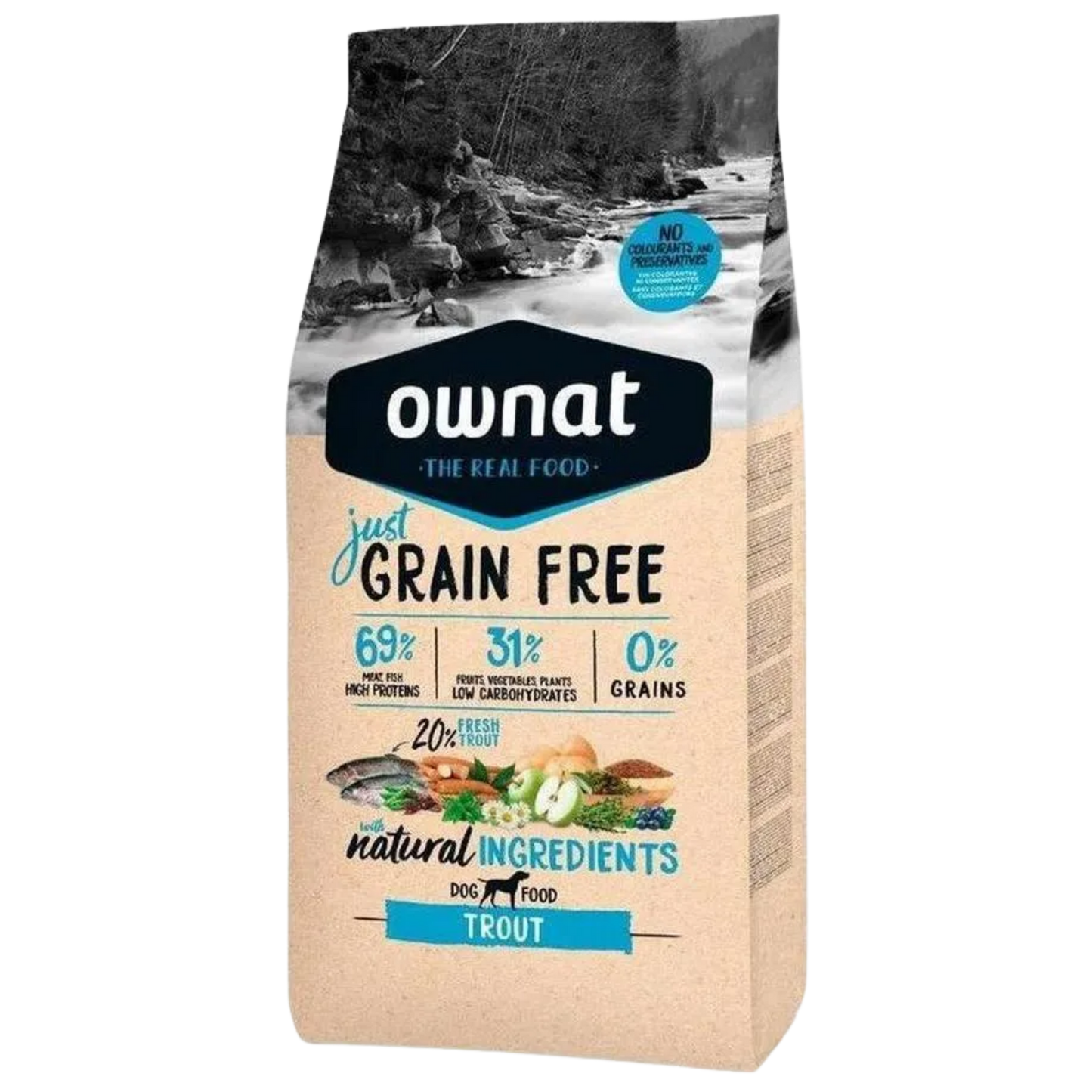 Ownat just Grain free truite 12KG