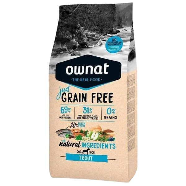 Ownat just Grain free truite 12KG