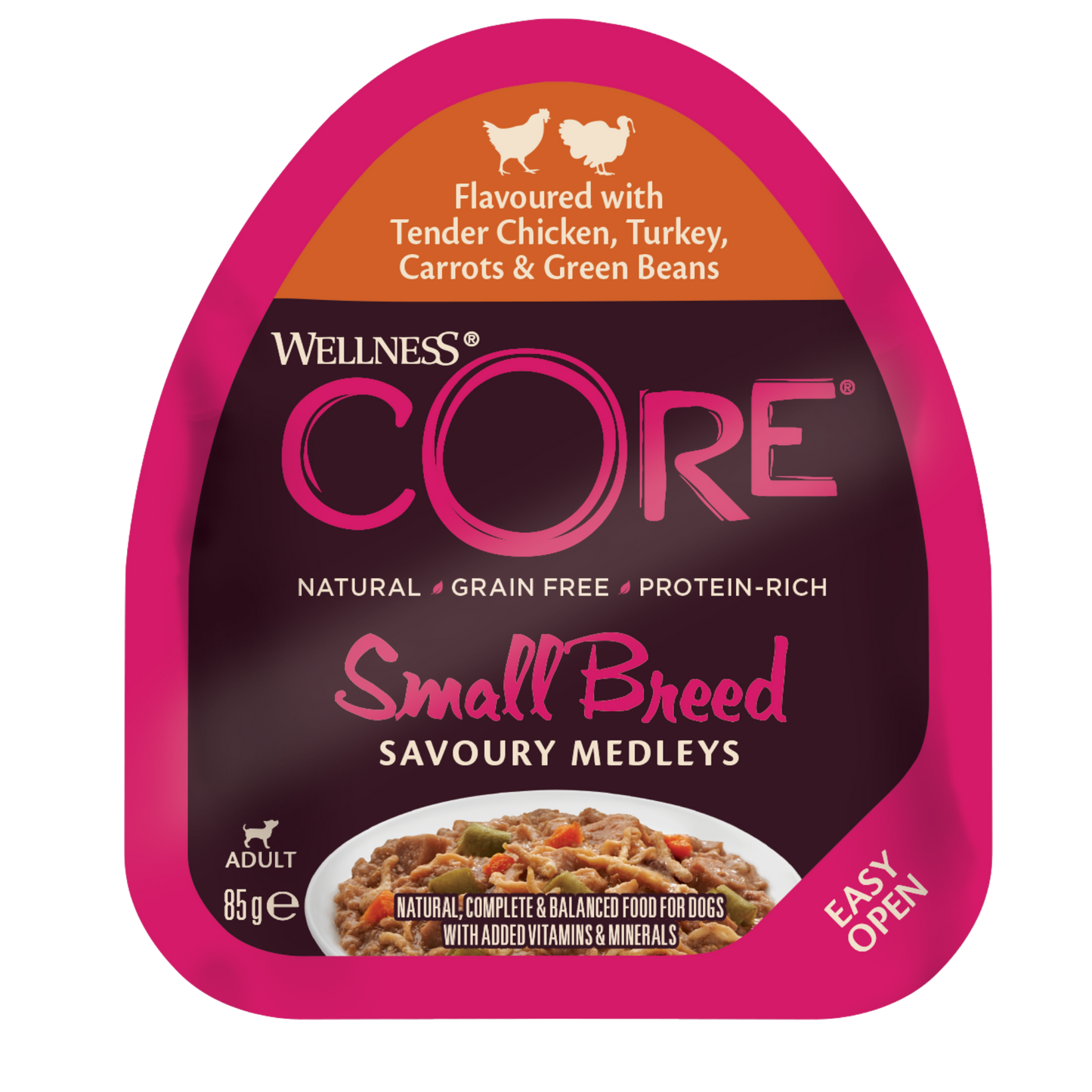 WellnessCore dinde carotte 85G